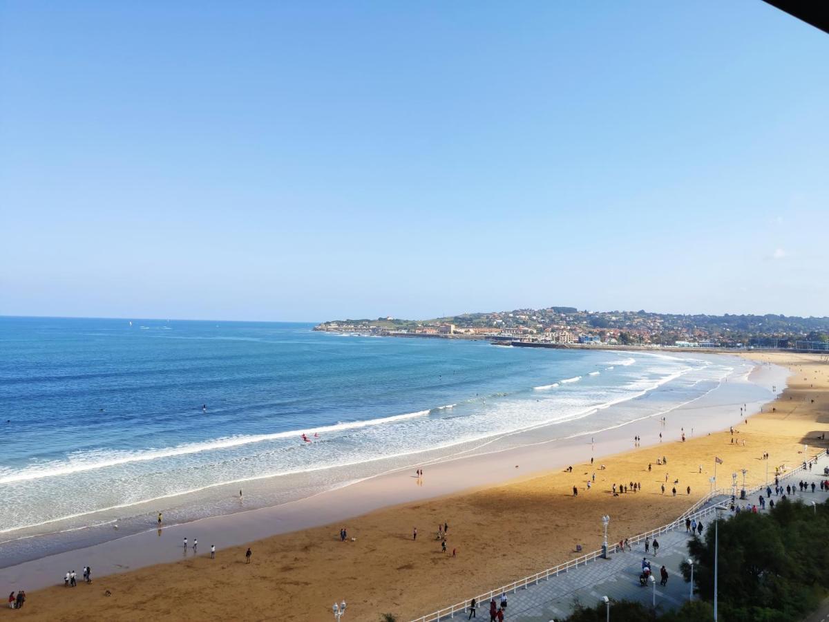 Apartamento Ezcurdia 22 Playa De San Lorenzo Primera Linea กิฮอน ภายนอก รูปภาพ